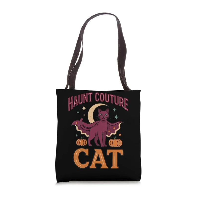 Halloween Cat Haunt Couture Tote Cat Bag Couture handbags